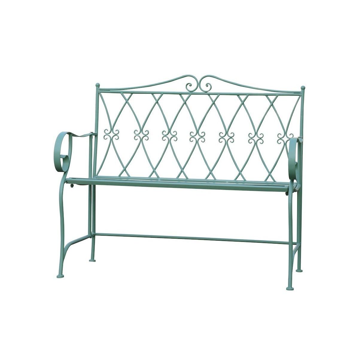 Puutarhapenkki Chic Garden Ruudut 94x106x55,5 cm vihreä