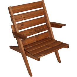 Puutarhatuoli Miljöökoriste ruskea