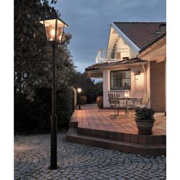 Pylväsvalaisin Konstsmide Benu 437-750 360x360x2540 mm musta