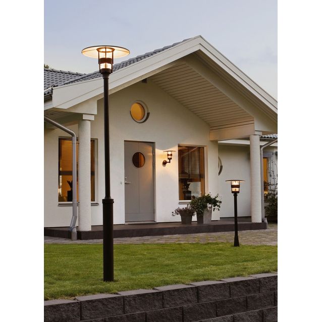 Pylväsvalaisin Freja iso 524-750 Ø 480x2320 mm musta