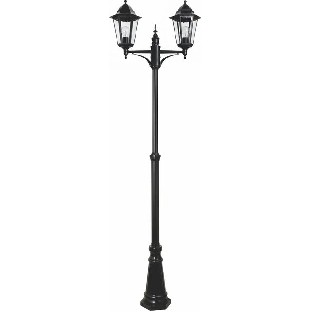 Pylväsvalaisin Malmbergs Idefjord 2500mm, 2xE27, musta