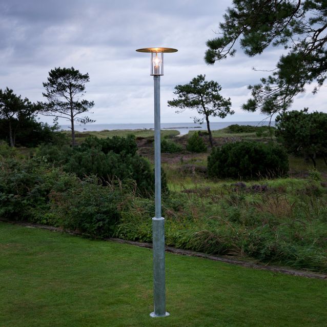 Pylväsvalaisin Mode 663-320 E27 Ø 350x2200 mm sinkitty teräs