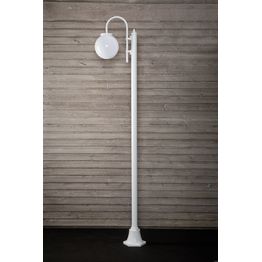 Pylväsvalaisin Noor Globo 2350x525x250 mm valkoinen