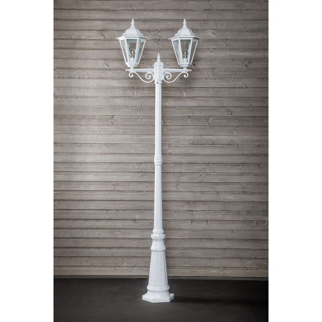 Pylväsvalaisin Noor Milano, 675x2205mm, 2-osainen, valkoinen