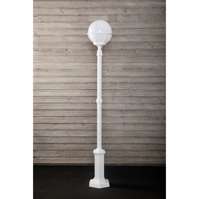 Pylväsvalaisin Noor Rotund Medium, Ø280x1740mm, valkoinen