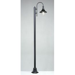 Pylväsvalaisin Noor Trumpetti 2350x525x250 mm musta