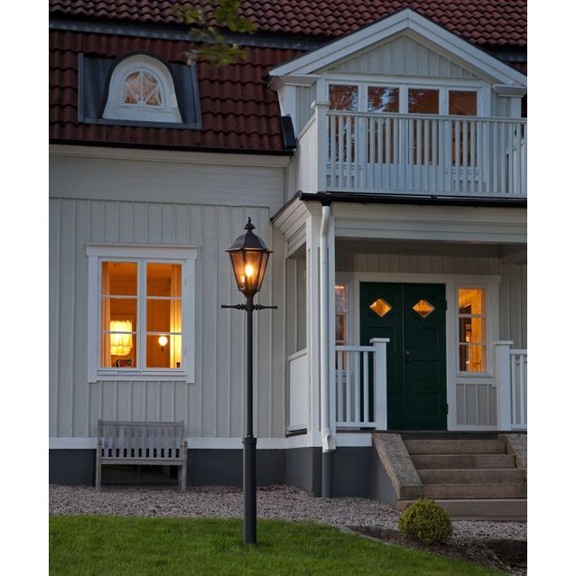 Pylväsvalaisin Pallas 550-750 400x345x2600 mm musta