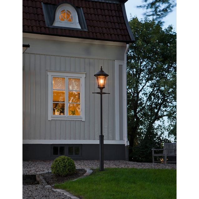 Pylväsvalaisin Virgo 583-750 Ø 360x2550 mm musta