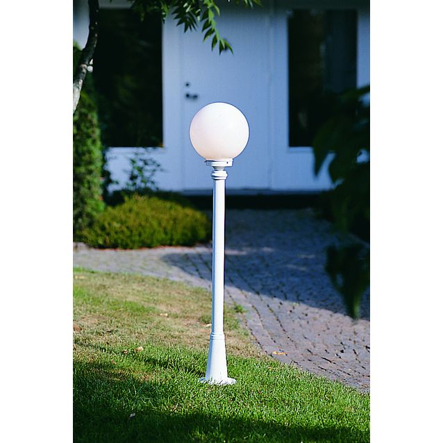 Pylväsvalaisin 625-252 Arcturus pieni valkoinen matta + Persius-pylväs