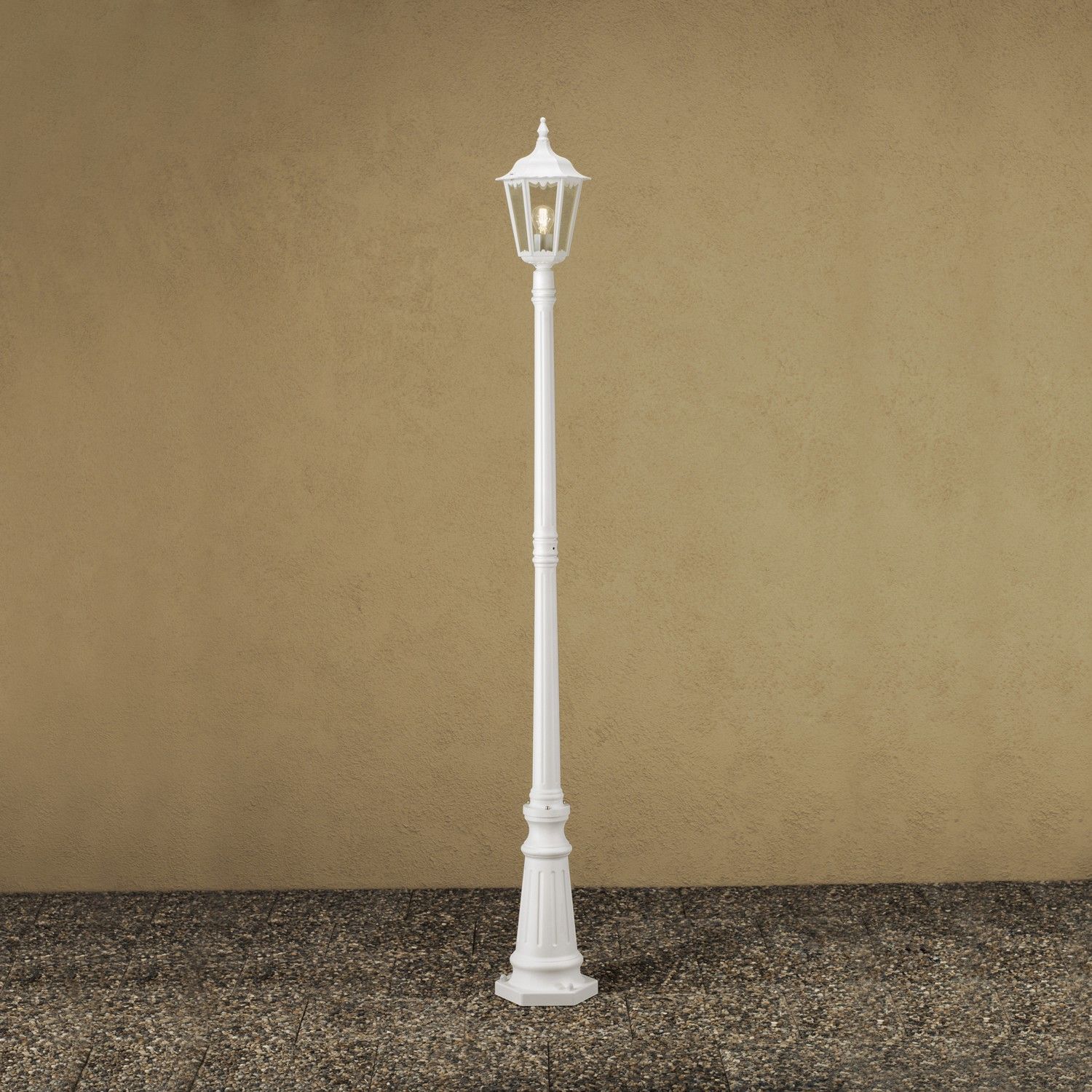 Pylväsvalaisin 7233-250 Firenze valkoinen matta 2200 mm