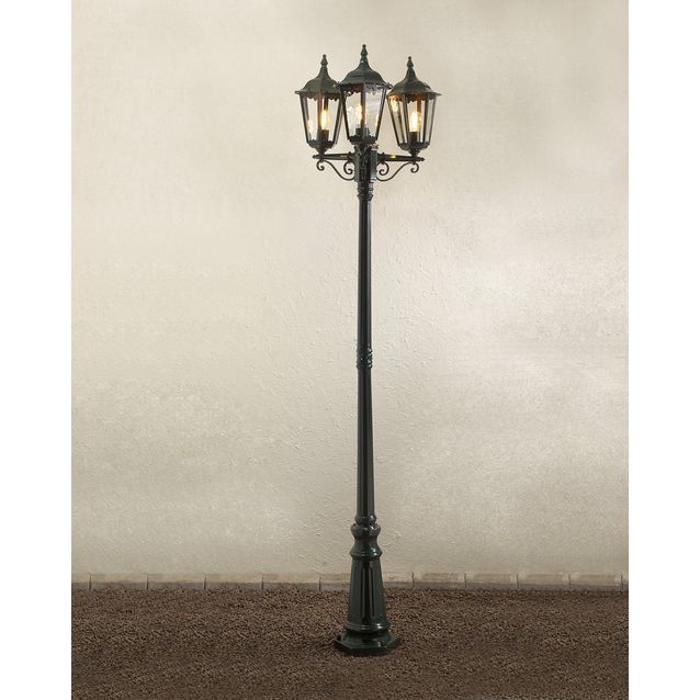 Pylväsvalaisin Firenze 7217-600 575x575x2200 mm 3-haarainen vihreä