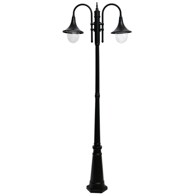 Pylväsvalaisin Kartano PKT-2U 2200 mm 2-osainen musta