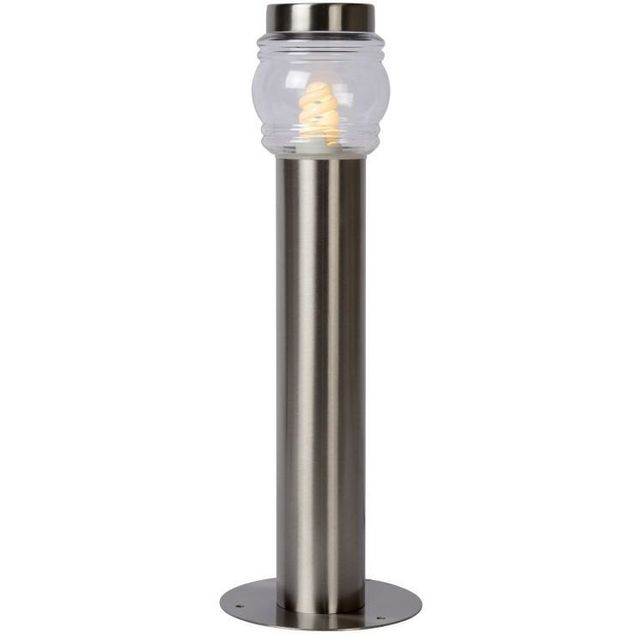 Pylväsvalaisin Lucide Mirane 11W 230V IP44 Ø 90mm mattakromi