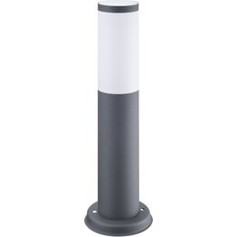 Pylväsvalaisin Polux Oslo 20W 230V IP44 Ø 76 mm harmaa matala