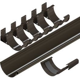 Pyöreä rännipaketti Weckman P13 4,0 m säädettävällä kannakkeella eri värejä