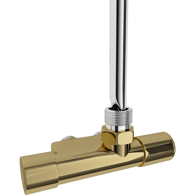 Pyyhekuivaimen venttiili Nordhem Angled, 430mm, C/C 40mm, kiiltävä messinki