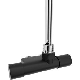 Pyyhekuivaimen venttiili Nordhem NS11M manuaalinen 430 mm C/C 40 mm G15 oikea mattamusta