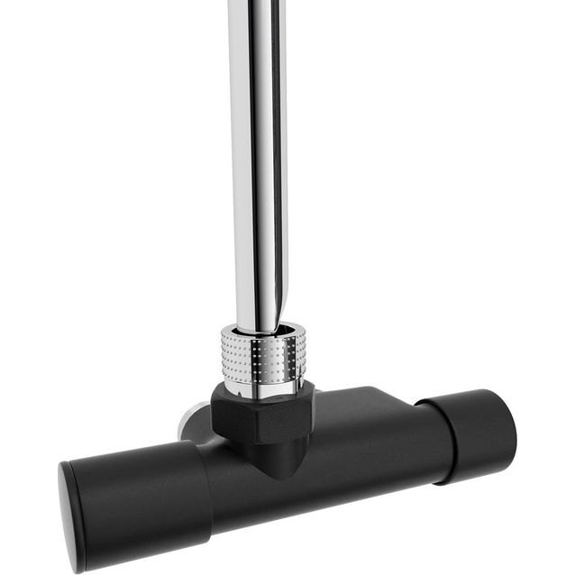 Pyyhekuivaimen venttiili Nordhem NS12M manuaalinen 430 mm C/C 40 mm G15 vasen mattamusta