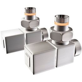 Pyyhekuivaimen venttiilisarja Nordhem kulma nelikulmainen harjattu teräs