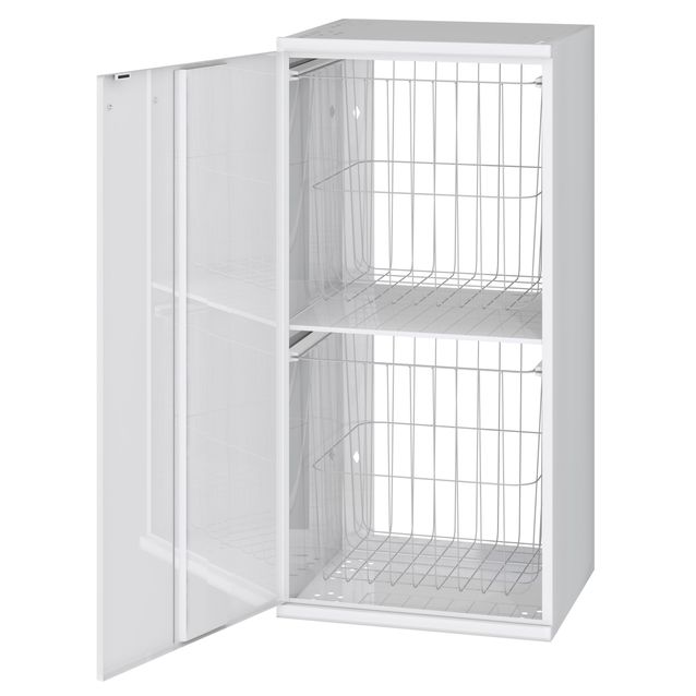 Pyykkikaappi Polaria 500 vasenkätinen 2 koria