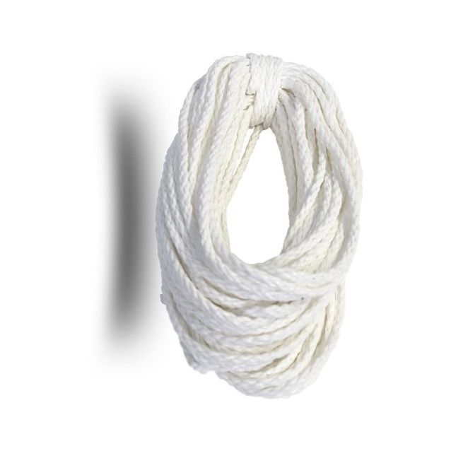Pyykkinaru Piippo valkoinen kierretty 20m