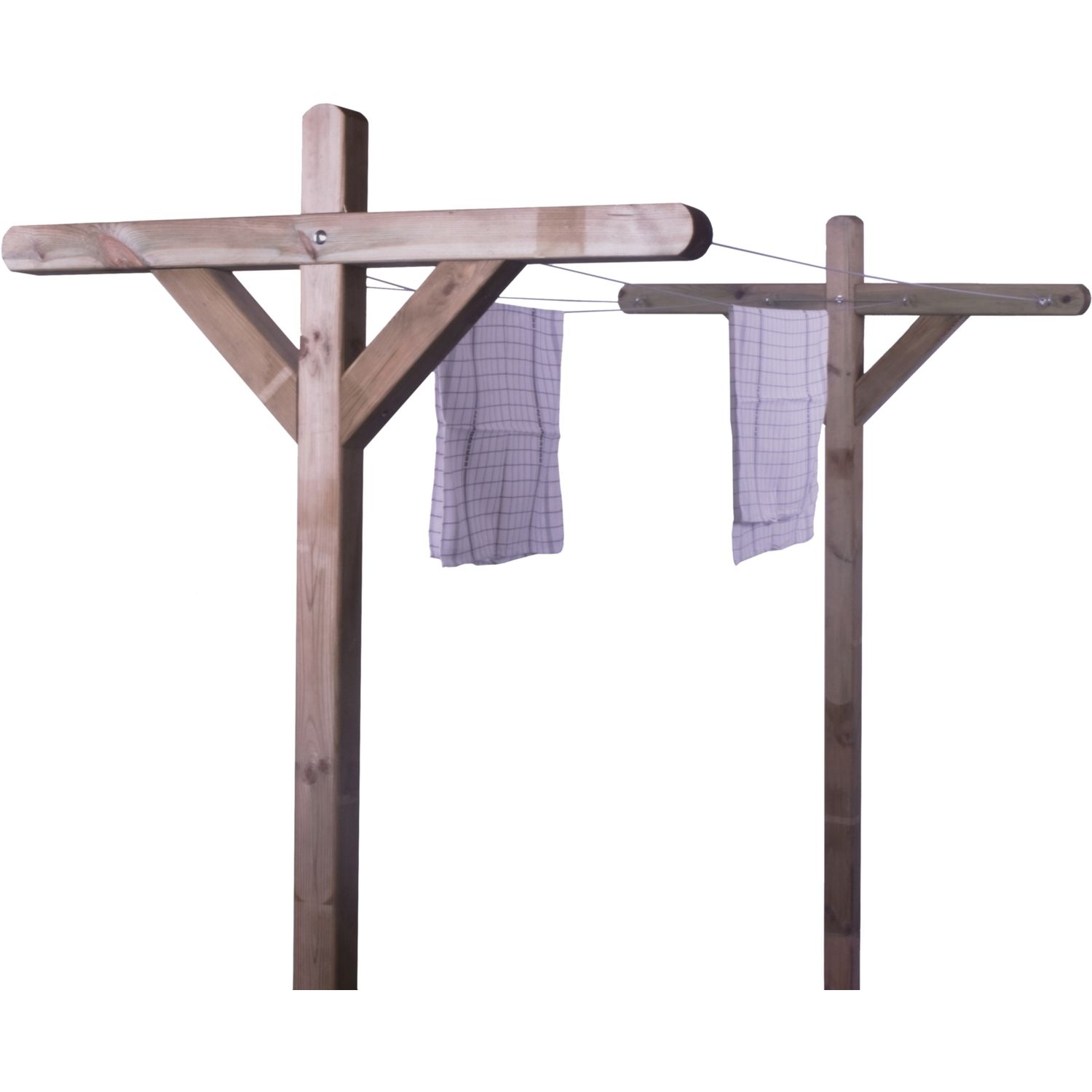 Pyykkiteline Hortus puu sis, pyykkinaru