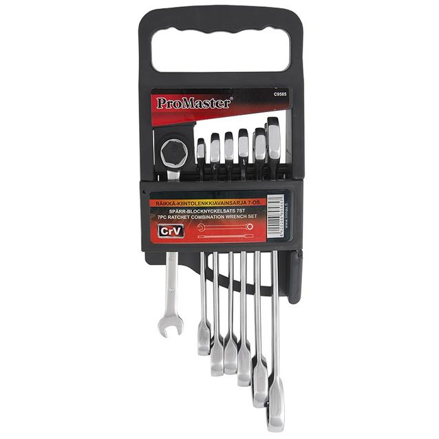 Räikkä-kiintolenkkiavainsarja ProMaster 7-osainen