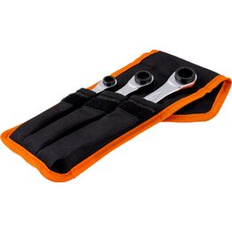 Räikkälenkkisarja Bahco S4RM/3T, 8-19mm,  3 osaa