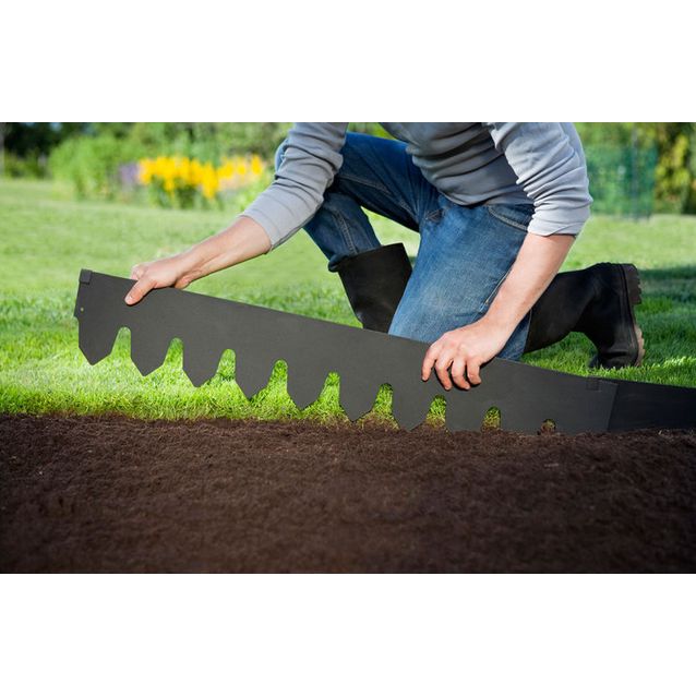 Rajausreuna Kekkilä 1000x172 mm musta 4 kpl pakkaus