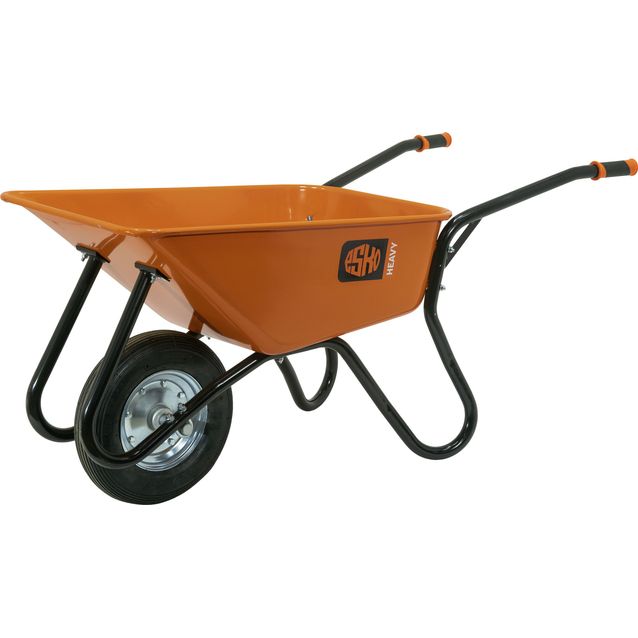 Rakennuskottikärry 350/120L, ilmakumipyörä kuulalaakerilla