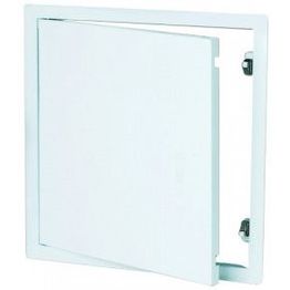 Huoltoluukku Raknet B2 BSN-W teräs maalattu valkoinen push-up-lukko eri kokoja