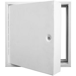 Paloluukku Raknet LR-FE  EI30 kattoon ja sisäseiniin teräs maalattu valkoinen neliösalpa eri kokoja