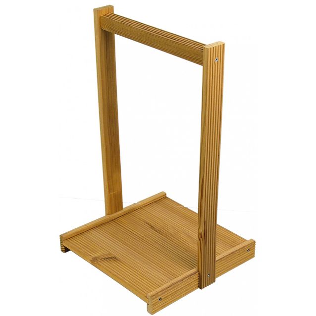 Ratia puunkantoteline 30x30x50cm lampokasiteltya mäntyä ruskea