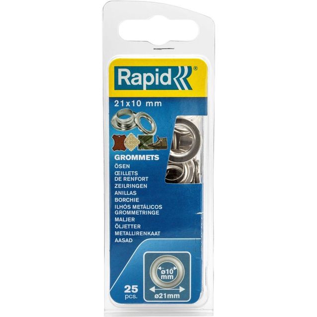 Reikäholkki Rapid 10x21mm 25kpl