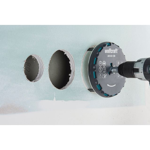 Reikäsaha Wolfcraft 5978000 säädettävä 45-130 mm