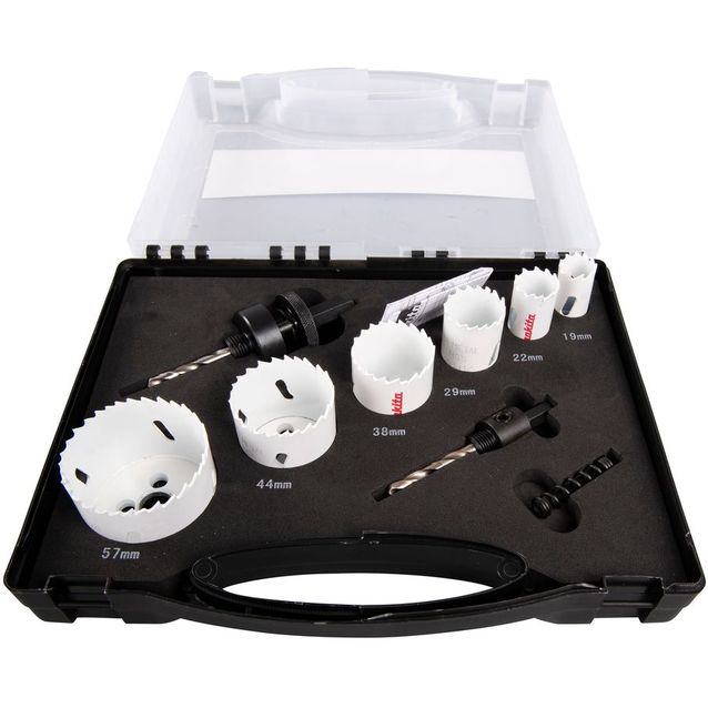 Reikäsahanteräsarja Makita D-47117 6-osainen 19-57 mm Bimetalli