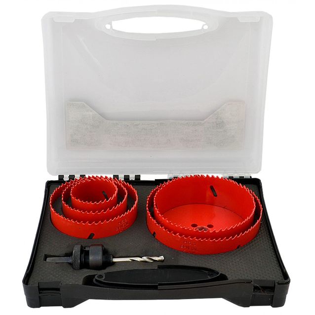 Reikäsahasarja ProMaster 6-osainen 52-128 mm