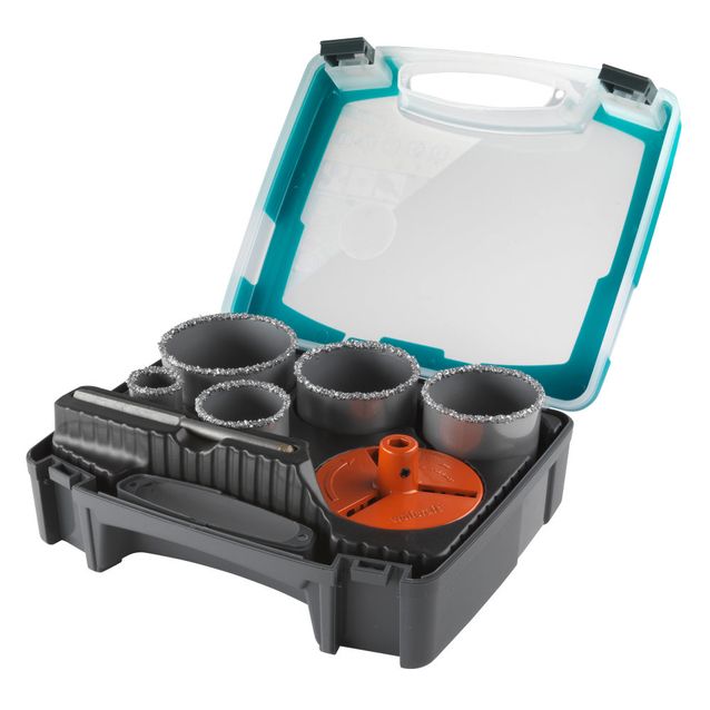 Reikäsahasarja Wolfcraft 3464000 Muuraukset 7-osainen 33-83 mm