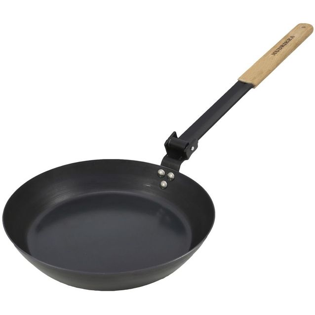 Retkipaistinpannu Muurikka, hiiliteräs, suojapussissa