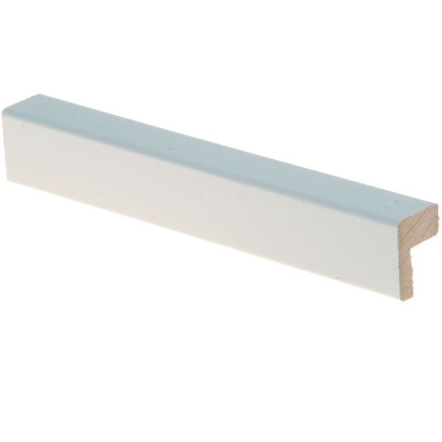 Reunalista Maler Aava, 22x25/13x2750mm, MDF, valkoinen