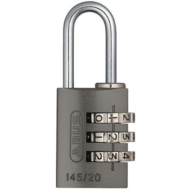 Numerolukko Abus 20mm, 145/20, metalliväri