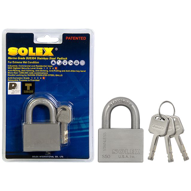 Munalukko Solex 40 mm HD rst