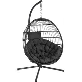 Riipputuoli Home4you Wels, harmaa/musta