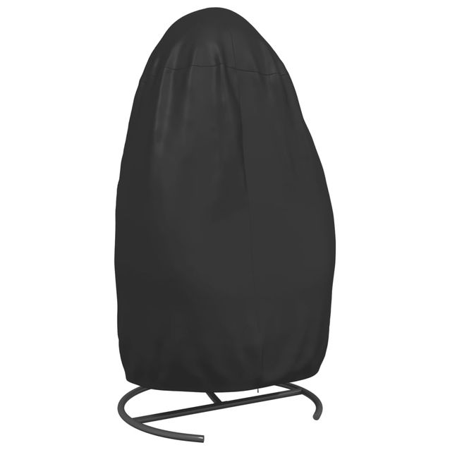 Riipputuolin suoja musta Ø 190x108 cm 420D Oxford (59680)