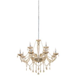 Riippuvalaisin Eglo Basilano 12x40W Ø1000x1500 mm E14 IP20 kromi/ruskea