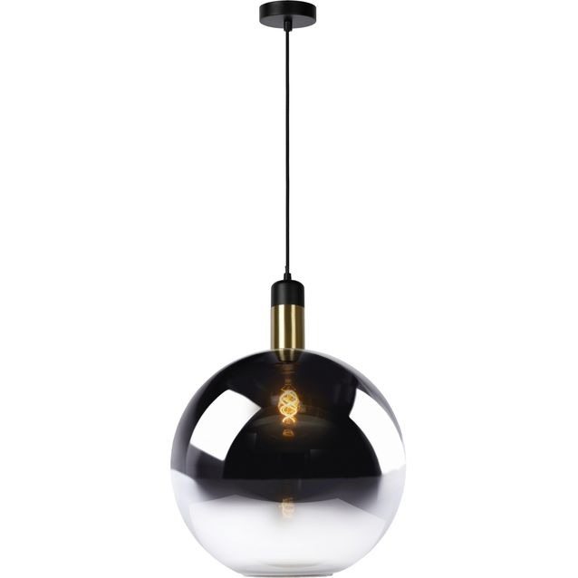 Riippuvalaisin Lucide Julius, Ø40 cm, savunharmaa