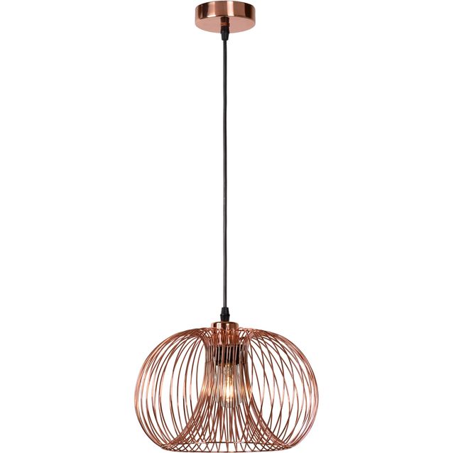 Riippuvalaisin Lucide Vinti, Ø30 cm, kupari