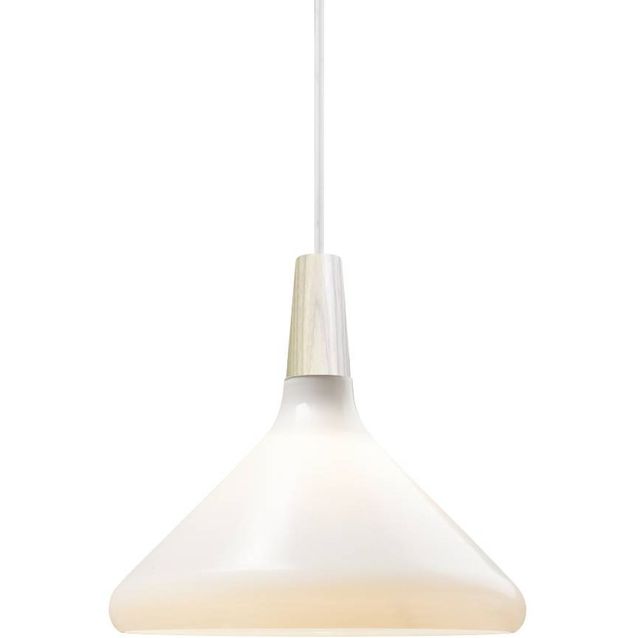 Riippuvalaisin Nordlux Float Nordic 27 Ø27cm, saarni/opaali