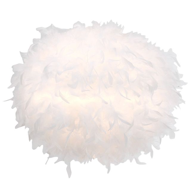 Riippuvalaisin Sessak Noah V1631-40V  Ø 40 cm ankanhöyhenet valkoinen