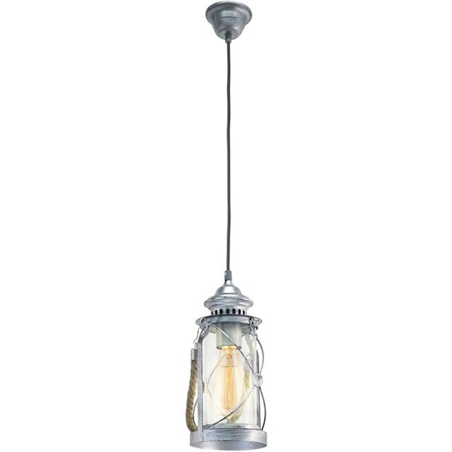 Riippuvalaisin Vintage Ø 14 cm antiikkihopea